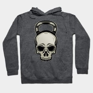 Skull dumbell Hoodie